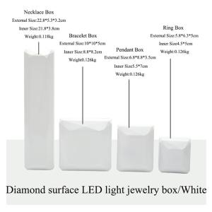 Customized Spray Paint Box Gift Packaging LED Light Jewelry Box