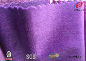 Quality Shiny Holland Silk Velvet Fabric , Custom Printed Stretch Velvet Fabric wholesale
