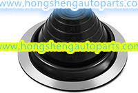 METAL BONDED RUBBER ROOF FLASHING FOR AUTO SUSPENSION SYSTEMS