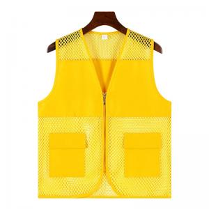 China Custom reflective vest OEM mesh material Site factory car repair commonly used high visibility safety vest on sale