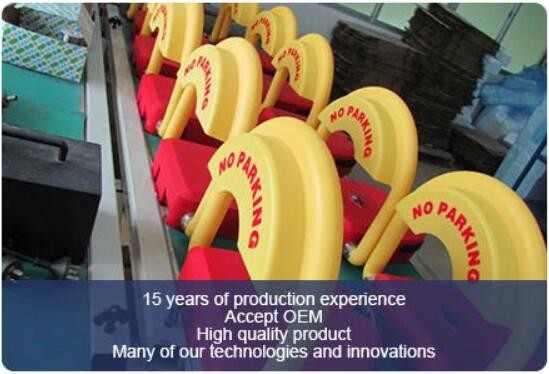 Self Locking Car Parking Space Barrier Automatic Remote Control High Strength