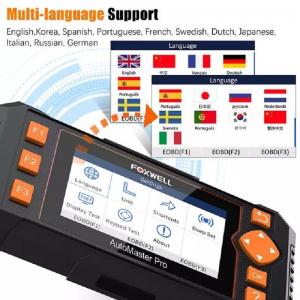 Quality Foxwell NT634 OBD OBD2 Scanner Engine ABS SRS Transmission Scan Tool 11 Reset Functions OBD 2 Code Reader Car Diagnostic wholesale