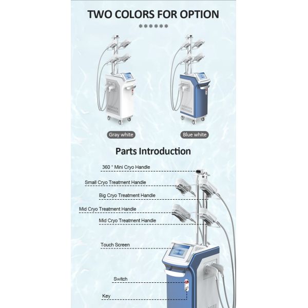 CE 360 Cryolipolysis Machine With 4 Applicators For Body Contouring