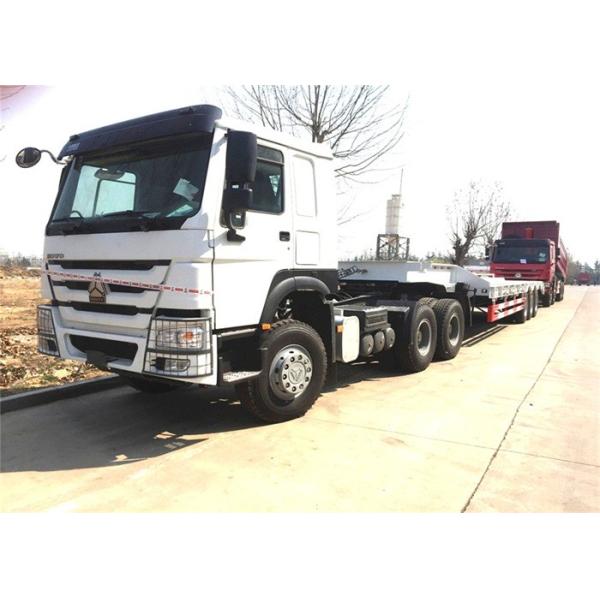 3 Axles 60T Gooseneck Low Bed Semi Trailer