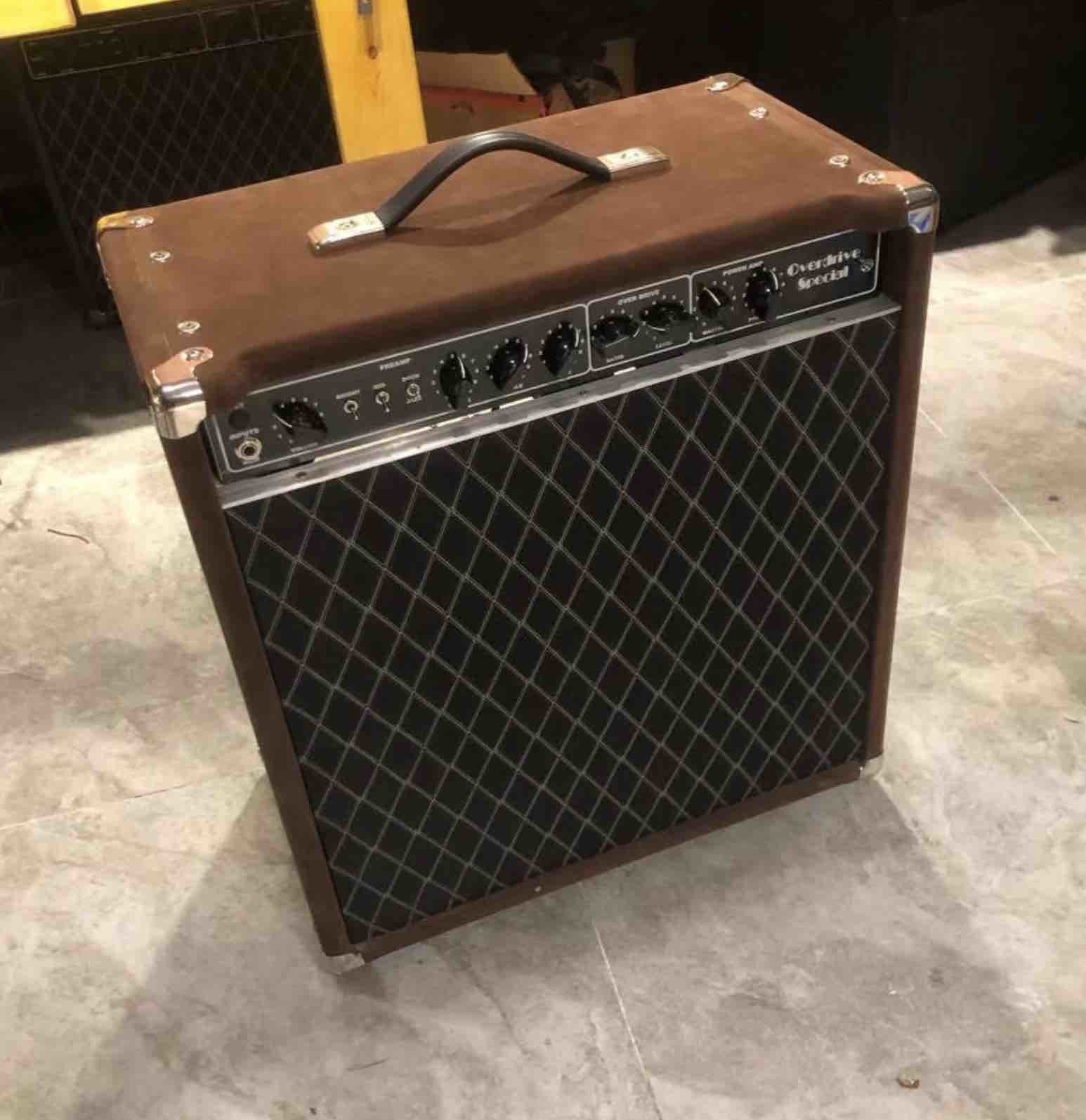 Custom Grand Over-drive Special ODS 30W Guitar Amplifier Head with Brown Tolex and VOXX Style Grill Cloth JJ Tubes