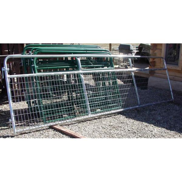 Heavy duty oval rail hot dip galvanized steel cattle panel / livestock panels