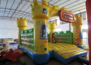 Quality Waterproof Zoo Inflatable Bouncy Castle , Cartoon Commercial Grade Bounce House wholesale