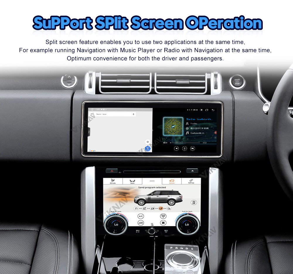 Range Rover vogue L405 Right Hand Driving car radio touch AC screen GPS Navigation carplay