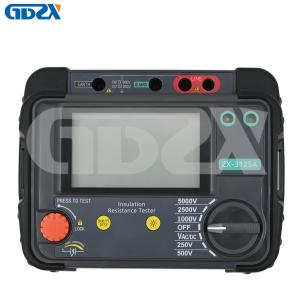 Quality ZX-3125A 250-5000V Digital Insulation Resistance Tester Automatic Handheld wholesale