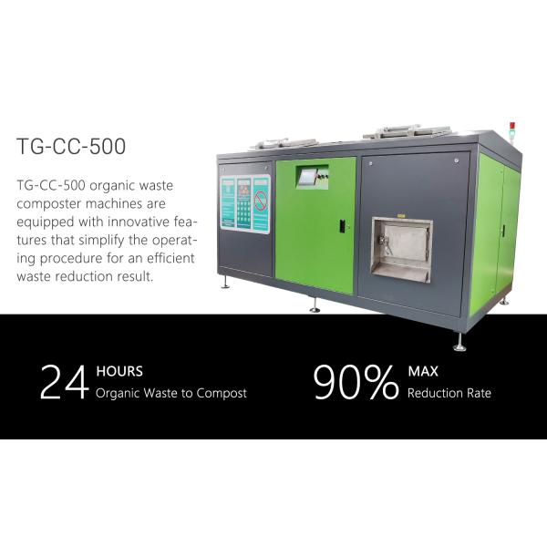 Automatic Organic Waste Composting Machine Kitchen Food Waste Recycling Machine 500KG/Day