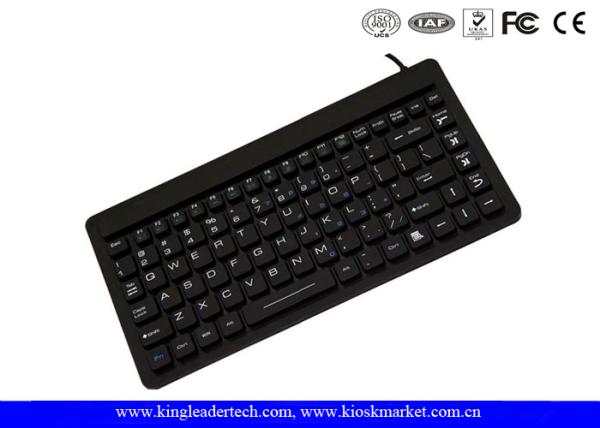 Cheap Rugged Super Slim IP68 Waterproof Silicone Keyboard With Function Keys for sale
