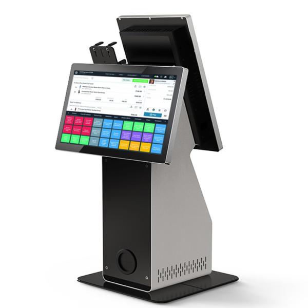 Customized Dual Screen Kiosk , Payment Terminal Kiosk 15.6 Inch For Restaurant