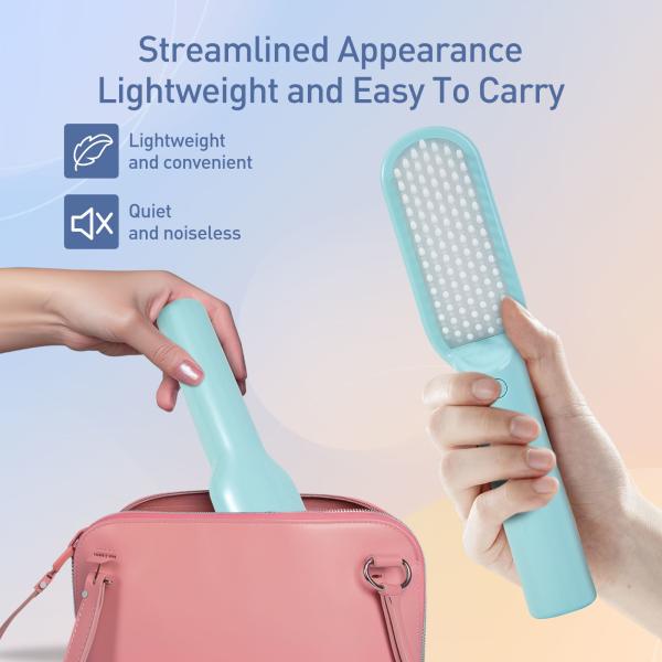 5W Red Light Therapy Hair Comb 1500mAh 3.7V Rechargeable LED Light Therapy Hair Brush