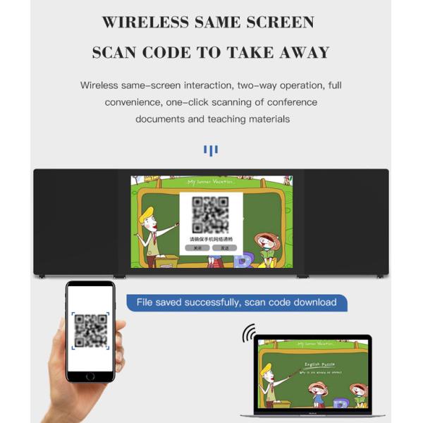 75In Smart Nano Blackboard Interactive Touch Screens Education