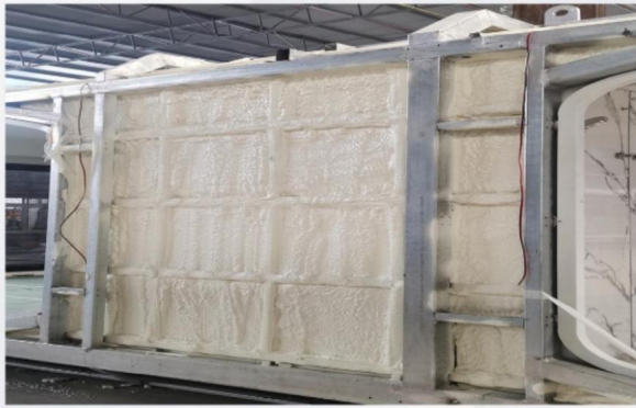 Cabin insulation application process