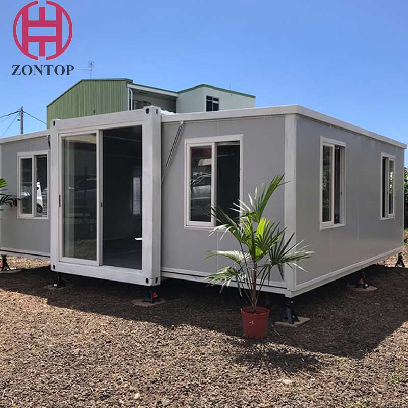 Zontop easy assemble tiny ready modern resort prefabricated folding expandable foldable modular container prefab house