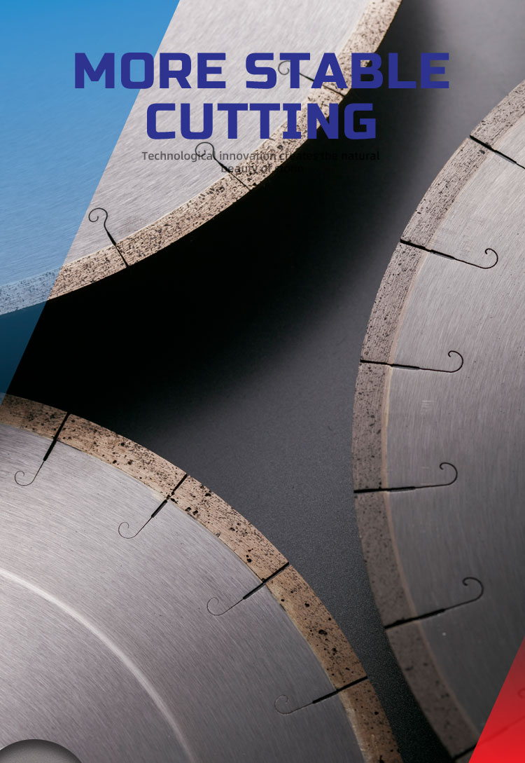Ti-coated Silent J-slot Saw Blade for Porcelain Dekton Marble Tiles Ceramics Cutting