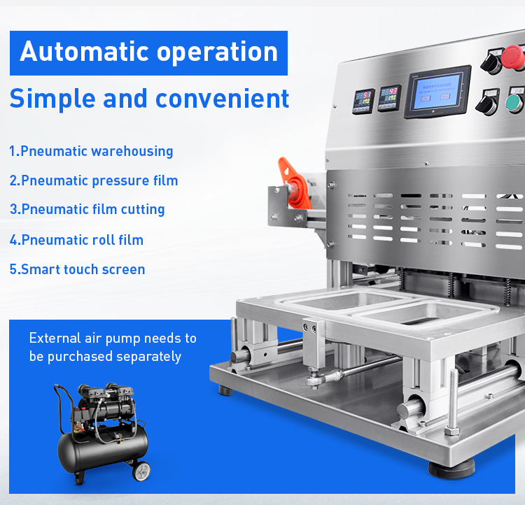 bowl sealer with aluminium foil/automatic carton sealing machine/Aluminum foil tray sealing machine