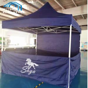 Aluminum Instant Folding Tent Sidewalls Half Barrier Custom Logo