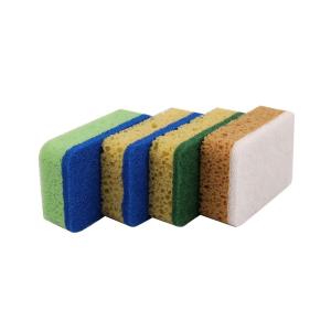 Quality Customized Kitchen Sponge PU Polyester Scouring Pad 11x7x3cm wholesale