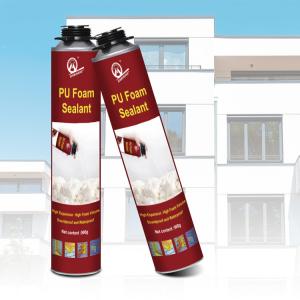White MH PU Foam Spray Sealing Construction Sound Absorption Thermal Insulation
