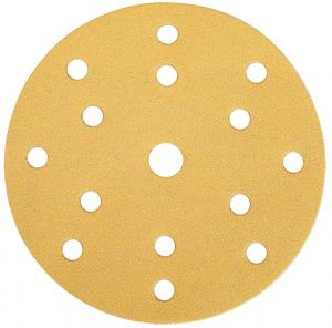 China 5inch 120 Grit Aluminum Oxide Adhesive PSA Sanding Disc Hook And Loop velcro on sale