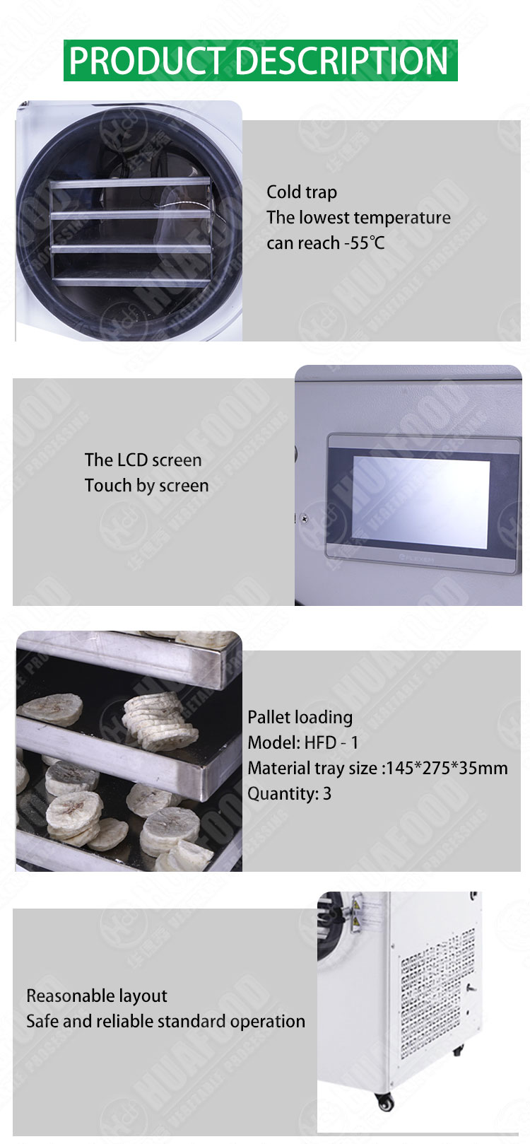 Automatic Equipment Kitchen Dry Potatoes Large Freeze Dryer home food freeze dryer