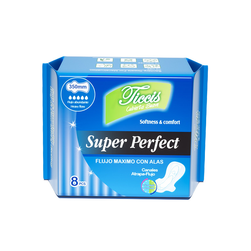 Breathable Cotton Disposable Sanitary Napkins With Enhanced Leakage Protection