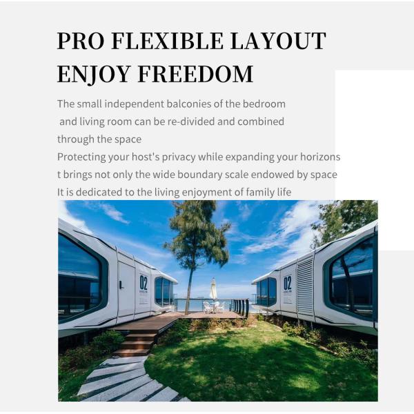 Best price House containers house capsule big space capsule house container mobile structure home for hotel