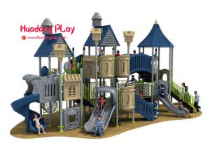 Quality EU Standard Childrens Outdoor Playsets , Sports Series Plastic Slide Set Amusing wholesale