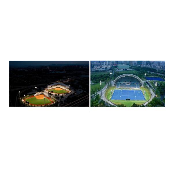 IK10 IP66 Stadium LED Flood Light Dustproof High Protection 600W 15Deg 6000K 160LM/W Aluminum For Golf Course