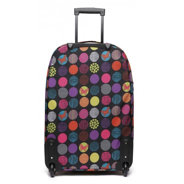 Colorful 170T Polyester Lining EVA Expandable Luggage
