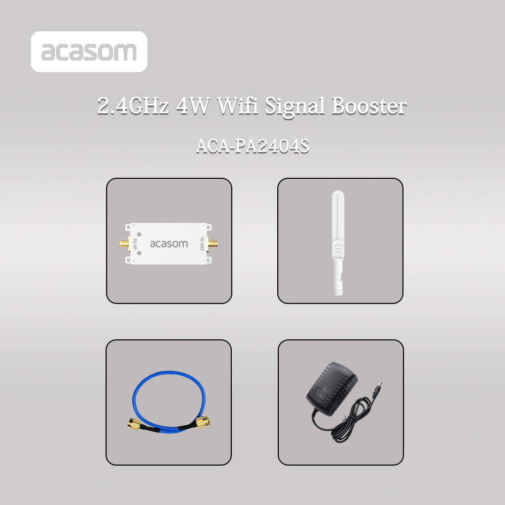 6-18V Voltage 2.4 Ghz Wifi Signal Booster For Drones 4W Power 2400-2500MHz