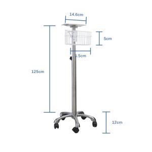 Patient Transfer Stretcher Trolley With Handle Height 140CM