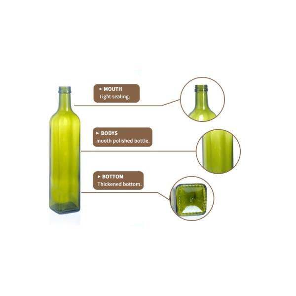 Marasca Glass Olive Oil Bottles