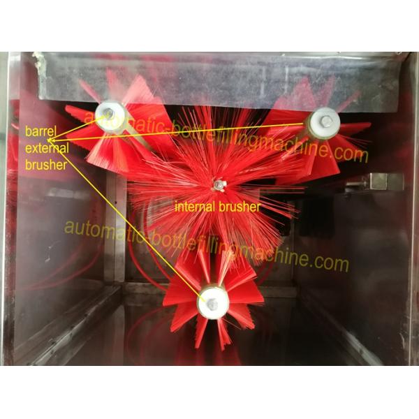 Semi Automatic 5 Gallon Water Filling Machine Bucket Decapper And Brusher Machine