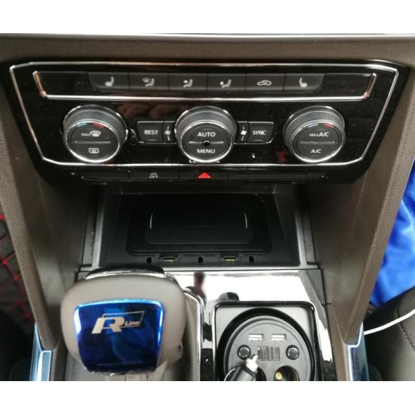 Fast Car Wireless Charger with qi For Volkswagen VW Teramont, Phideon, T-ROC fast chargers 10W in car chargers