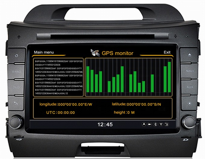 Ouchuangbo Auto Multimedia GPS Sat Nav 1080P for Kia Sportage 2014 HD Screen Video Player S100 System OCB-325