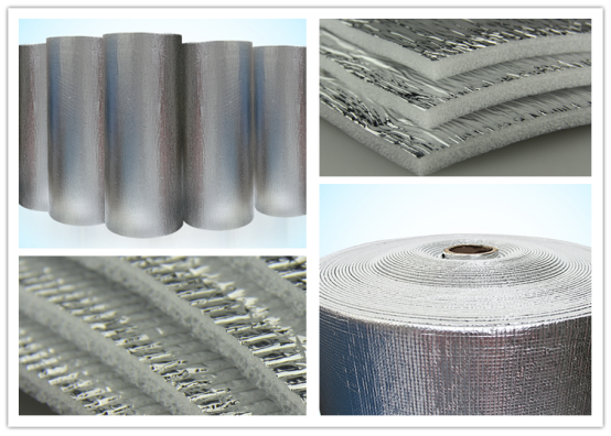 Double Side Reflective Insulation Foam 432N Edge Tearing Resistance Easy To Install