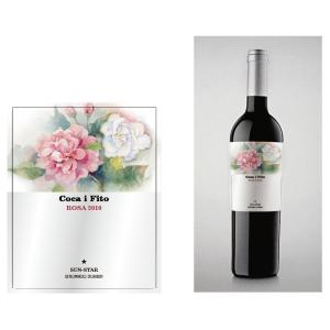 China Anti Ultraviolet UV Spot  Pantone  Retirement Wine Sticker Labels on sale