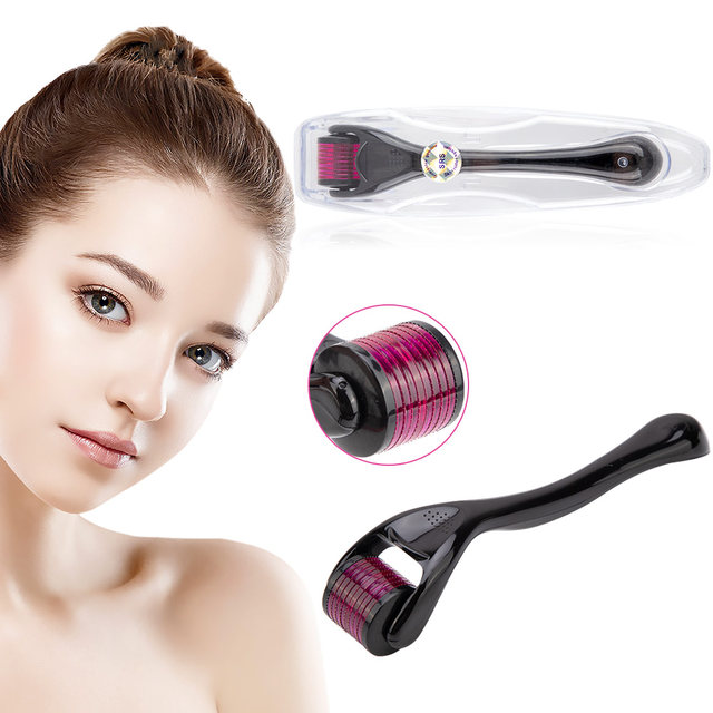 Titanium 540 Microneedle Derma Roller , Ice Stamp Beard Derma Roller