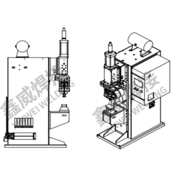 Multi Point Resistance Welders Spot Welding Machine Welder For Galvanized Tube