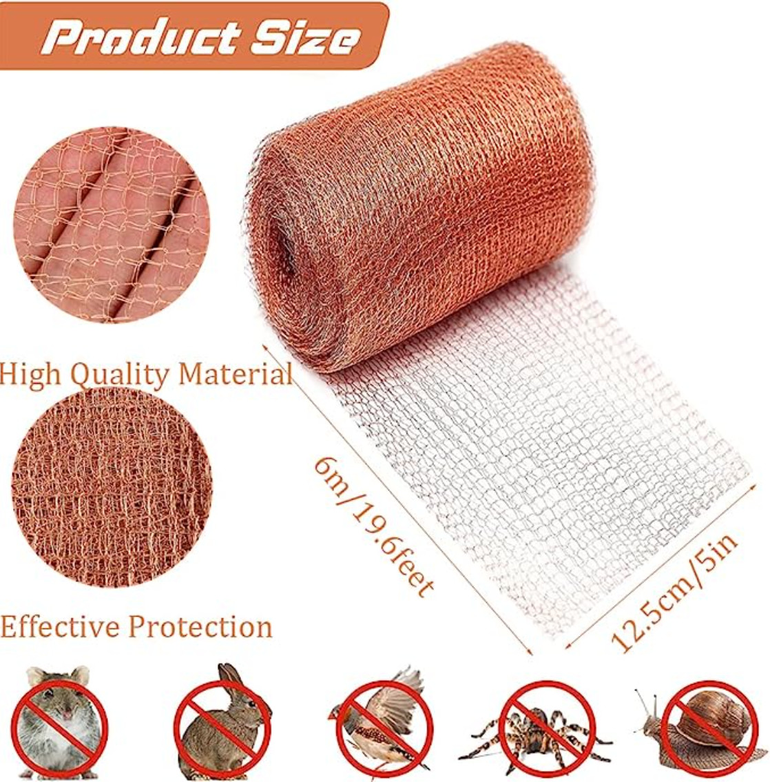 Anti Serrations Snail Proof Copper Rodent Mesh 0.17mm Monofilament Mesh
