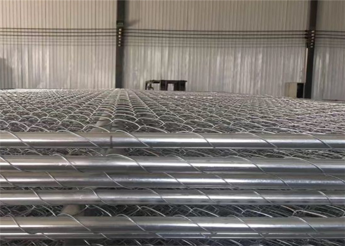 3.70mm Diameter Chain Link Mesh Fence 50x50mm Opening Electro Gi Wire