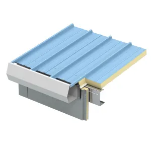 Quality Soundproof 50mm Customizable Polyurethane Sandwich Panel With Insulated Roof Panel wholesale