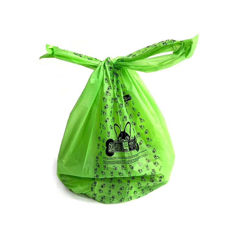 High Quality Custom Printed Portable Waterproof Plastic Pet Dog Poop Waste Bag