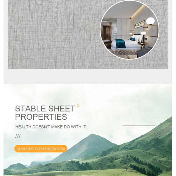 Waterproof Fabric Bamboo Charcoal Wood Veneer Wall Panels Mould Proof