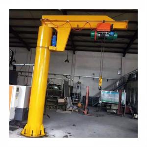 China 360 Degree Slewing Arm Cantilever Jib Crane 500kg With Electric Chain Hoist on sale