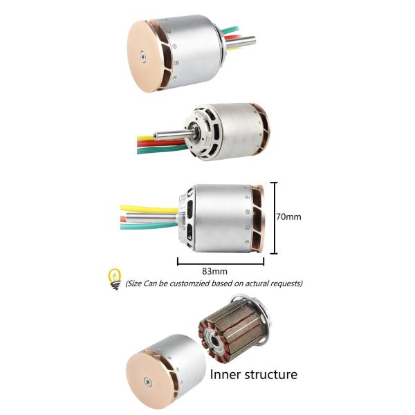 8KW 15000RPM 24VDC Brushless Drone Motor