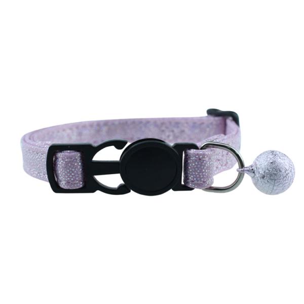 Pu Breakaway Pet Training Collars inflatable cat collar With Bling Bell